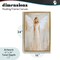Stupell Industries Divine White Robe Angel Floating Frame, design by Petal Prints Design
